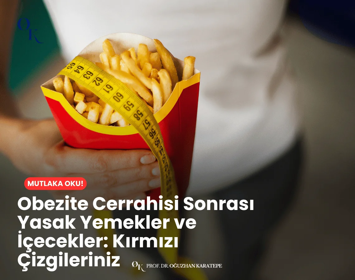 Ameliyat sonrası tüketilmemesi gereken yiyecek ve içeceklerin listesi